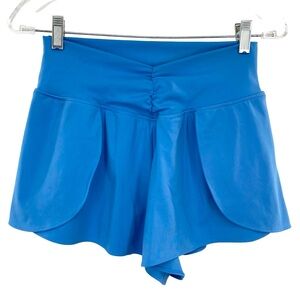 Yogalicious Lux 2 in 1 Shorts Athletic Skort Blue Size Medium